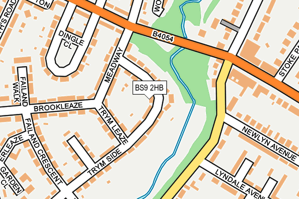 BS9 2HB map - OS OpenMap – Local (Ordnance Survey)
