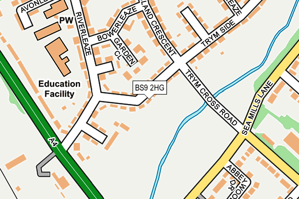 BS9 2HG map - OS OpenMap – Local (Ordnance Survey)