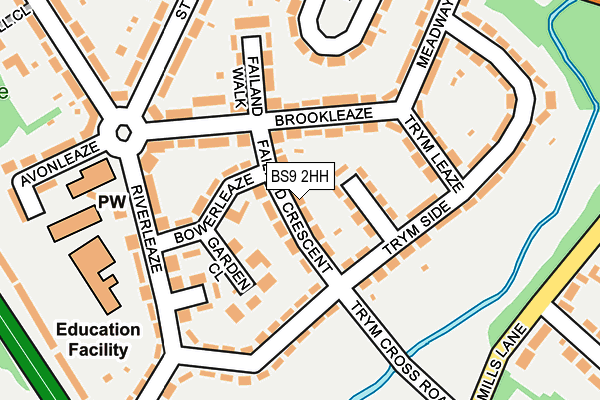 BS9 2HH map - OS OpenMap – Local (Ordnance Survey)