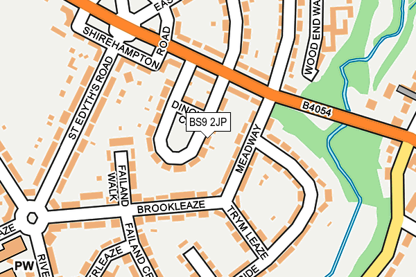 BS9 2JP map - OS OpenMap – Local (Ordnance Survey)