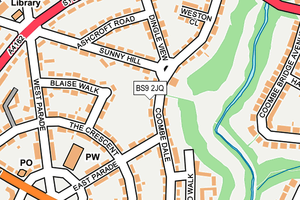 BS9 2JQ map - OS OpenMap – Local (Ordnance Survey)