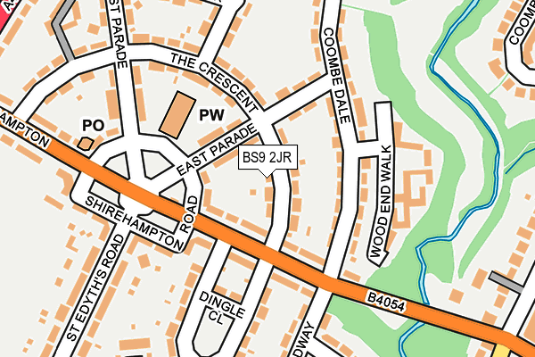 BS9 2JR map - OS OpenMap – Local (Ordnance Survey)