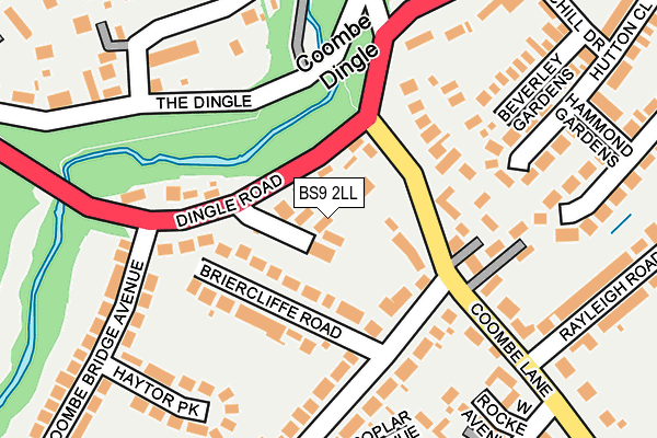 BS9 2LL map - OS OpenMap – Local (Ordnance Survey)