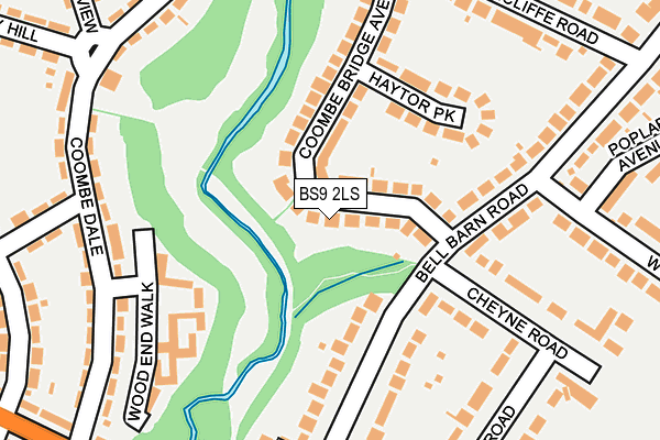 BS9 2LS map - OS OpenMap – Local (Ordnance Survey)