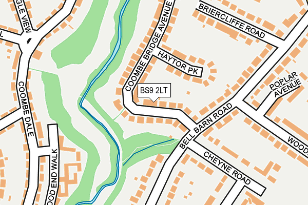BS9 2LT map - OS OpenMap – Local (Ordnance Survey)