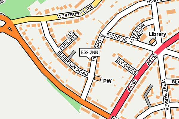BS9 2NN map - OS OpenMap – Local (Ordnance Survey)