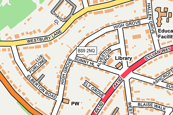 BS9 2NQ map - OS OpenMap – Local (Ordnance Survey)
