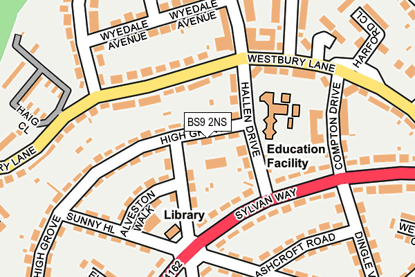 BS9 2NS map - OS OpenMap – Local (Ordnance Survey)