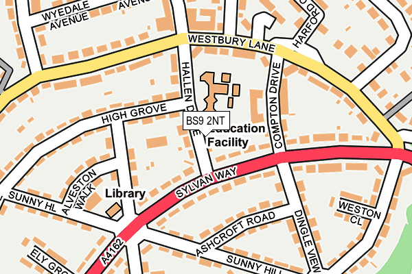 BS9 2NT map - OS OpenMap – Local (Ordnance Survey)