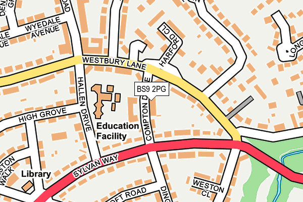 BS9 2PG map - OS OpenMap – Local (Ordnance Survey)