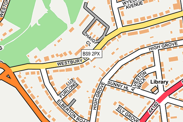 BS9 2PX map - OS OpenMap – Local (Ordnance Survey)