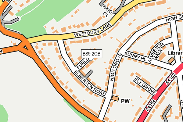 BS9 2QB map - OS OpenMap – Local (Ordnance Survey)