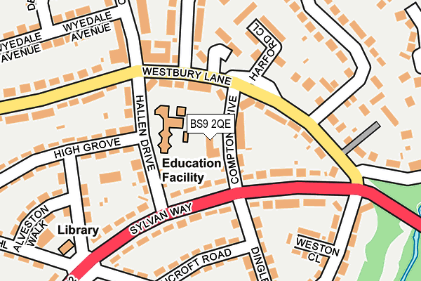 BS9 2QE map - OS OpenMap – Local (Ordnance Survey)