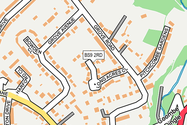 BS9 2RD map - OS OpenMap – Local (Ordnance Survey)