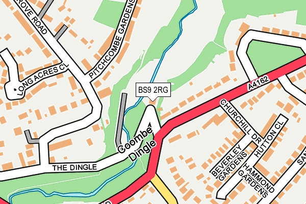 BS9 2RG map - OS OpenMap – Local (Ordnance Survey)
