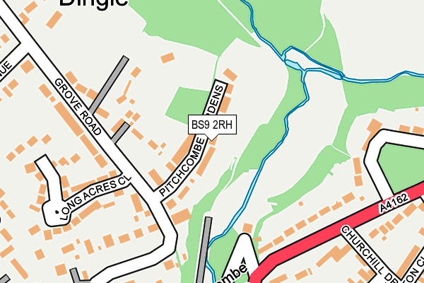 BS9 2RH map - OS OpenMap – Local (Ordnance Survey)