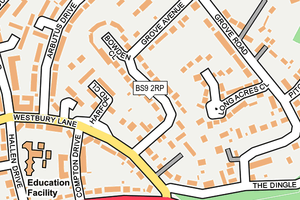 BS9 2RP map - OS OpenMap – Local (Ordnance Survey)