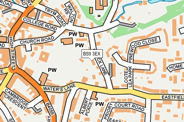 BS9 3EX map - OS OpenMap – Local (Ordnance Survey)