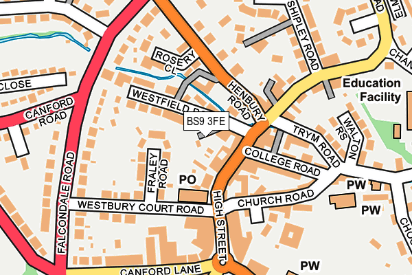 BS9 3FE map - OS OpenMap – Local (Ordnance Survey)