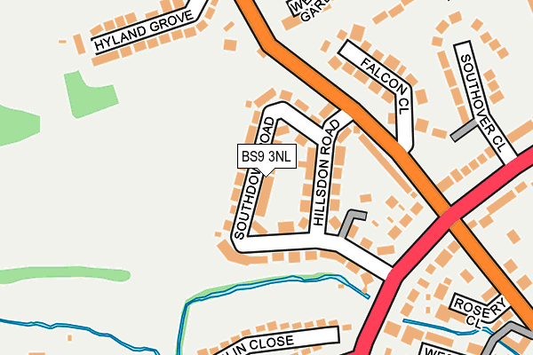 BS9 3NL map - OS OpenMap – Local (Ordnance Survey)