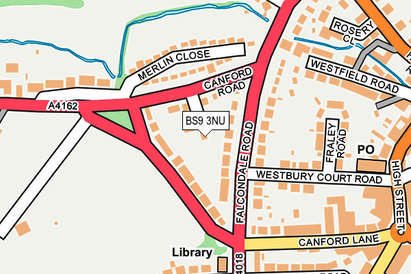 BS9 3NU map - OS OpenMap – Local (Ordnance Survey)