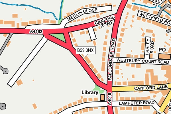 BS9 3NX map - OS OpenMap – Local (Ordnance Survey)