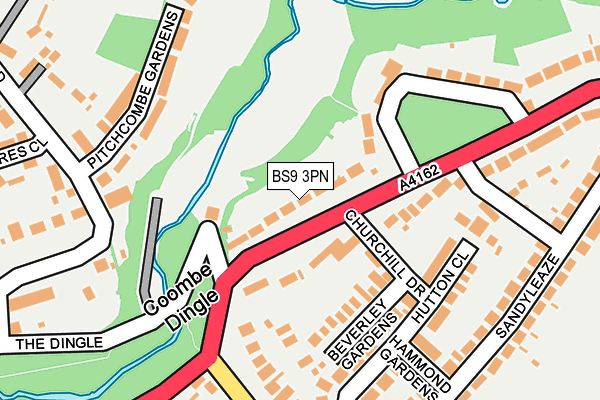BS9 3PN map - OS OpenMap – Local (Ordnance Survey)