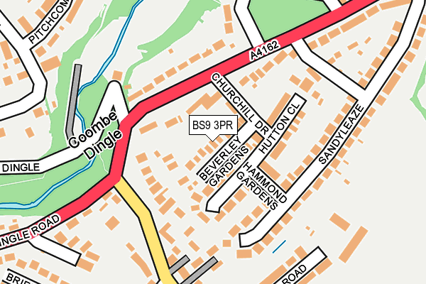 BS9 3PR map - OS OpenMap – Local (Ordnance Survey)