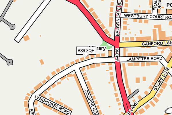 BS9 3QH map - OS OpenMap – Local (Ordnance Survey)