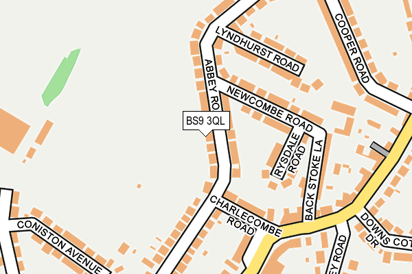 BS9 3QL map - OS OpenMap – Local (Ordnance Survey)