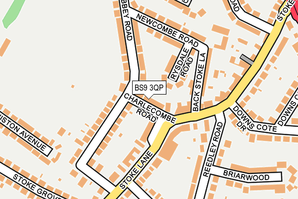 BS9 3QP map - OS OpenMap – Local (Ordnance Survey)