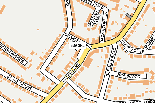 BS9 3RL map - OS OpenMap – Local (Ordnance Survey)