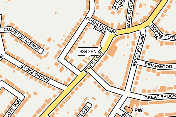 BS9 3RN map - OS OpenMap – Local (Ordnance Survey)