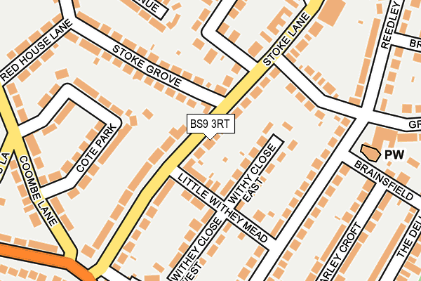 BS9 3RT map - OS OpenMap – Local (Ordnance Survey)