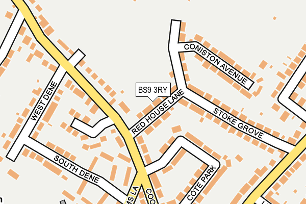 BS9 3RY map - OS OpenMap – Local (Ordnance Survey)
