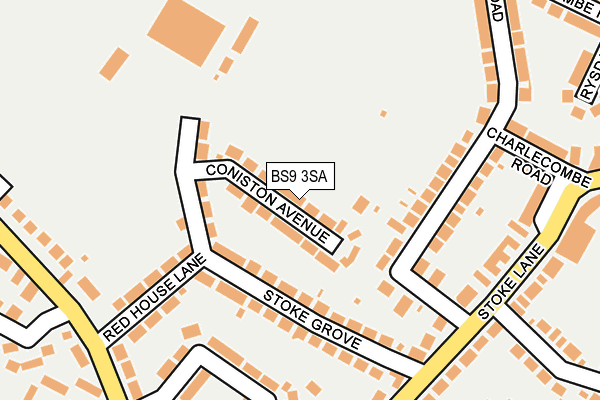 BS9 3SA map - OS OpenMap – Local (Ordnance Survey)