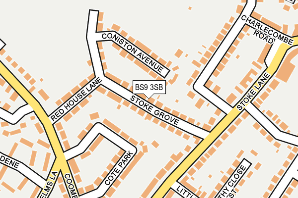 BS9 3SB map - OS OpenMap – Local (Ordnance Survey)