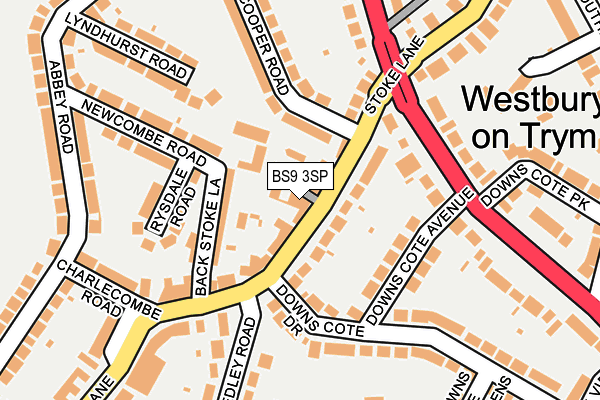BS9 3SP map - OS OpenMap – Local (Ordnance Survey)