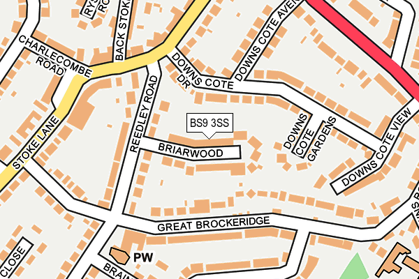 Map of BRUNEL RESIDENTIAL PROPERTIES LTD at local scale