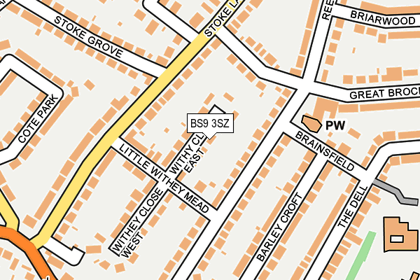 BS9 3SZ map - OS OpenMap – Local (Ordnance Survey)