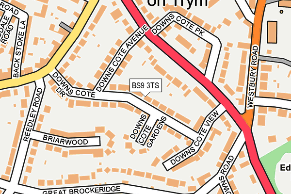 BS9 3TS map - OS OpenMap – Local (Ordnance Survey)