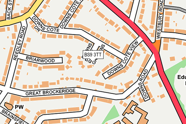 BS9 3TT map - OS OpenMap – Local (Ordnance Survey)