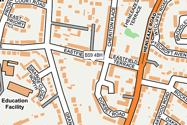 BS9 4BH map - OS OpenMap – Local (Ordnance Survey)