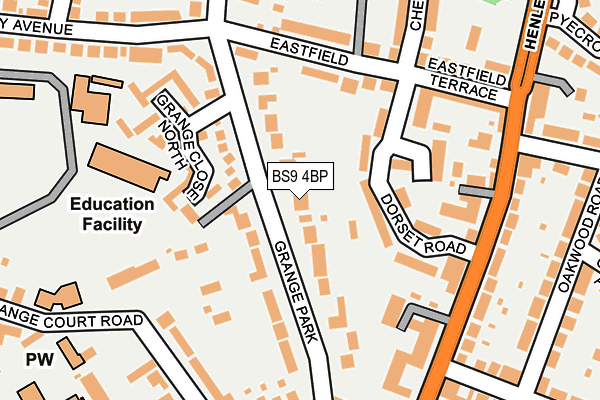 BS9 4BP map - OS OpenMap – Local (Ordnance Survey)