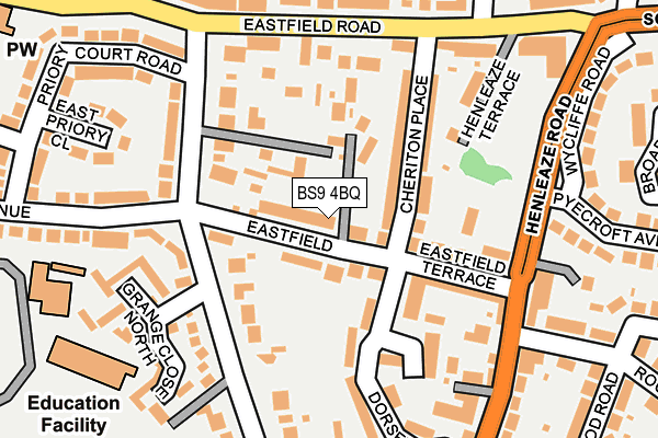 BS9 4BQ map - OS OpenMap – Local (Ordnance Survey)