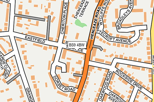 BS9 4BW map - OS OpenMap – Local (Ordnance Survey)