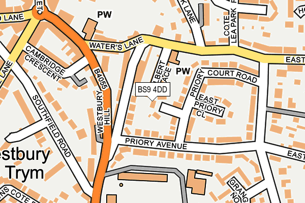 BS9 4DD map - OS OpenMap – Local (Ordnance Survey)