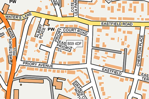 BS9 4DF map - OS OpenMap – Local (Ordnance Survey)