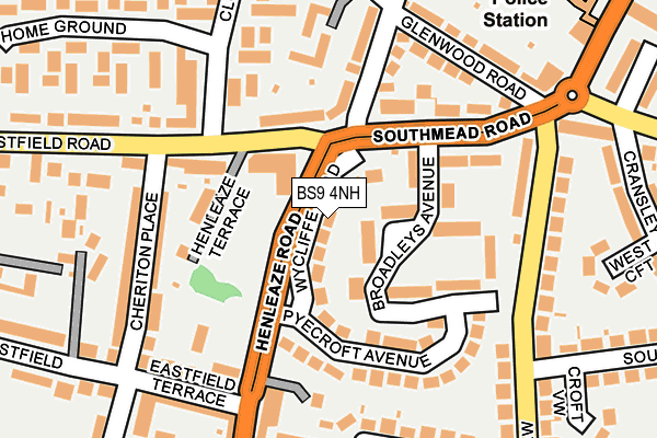 BS9 4NH map - OS OpenMap – Local (Ordnance Survey)