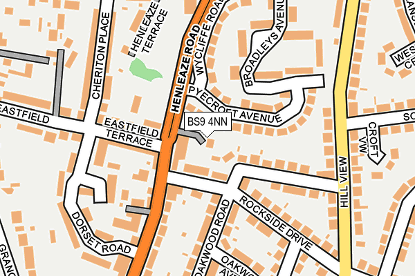 BS9 4NN map - OS OpenMap – Local (Ordnance Survey)